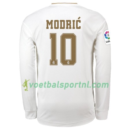Real Madrid Luka Modrić 10 Thuis Shirt 2019-20 L/S
